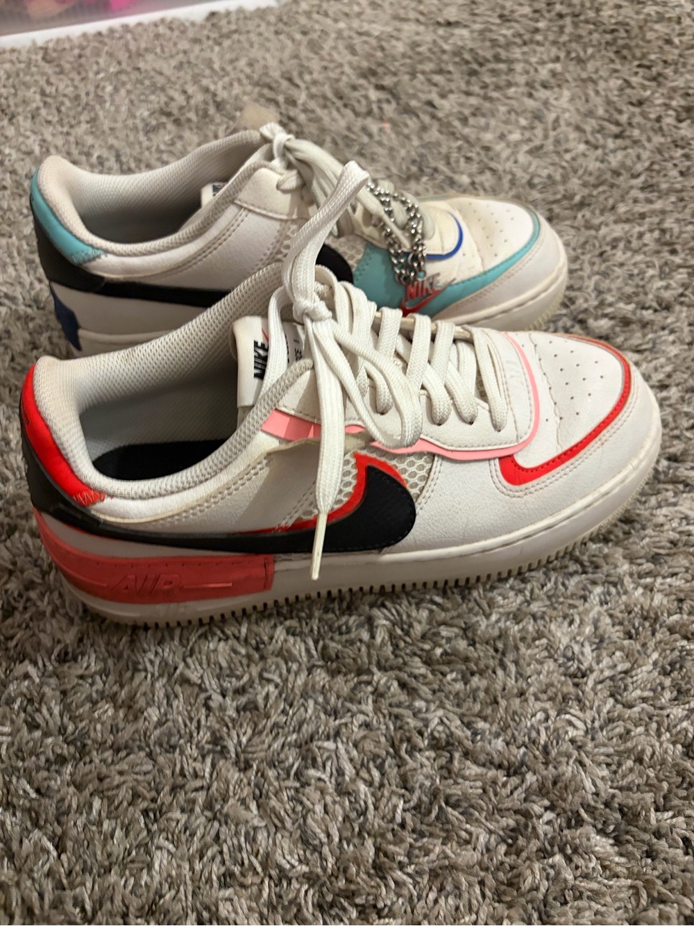 Nike Air Force 1 Shadow – Multi-Color Mismatched | Women’s 8.5